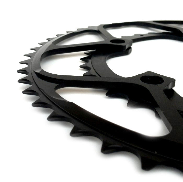 Compact best sale chainring set