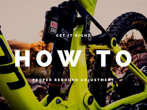 How to perfectly dial in your rebound on your rear shock