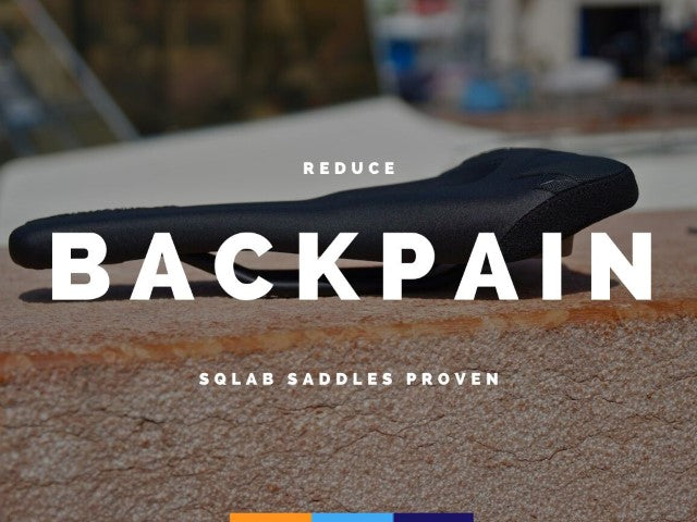 SQlab Saddles Proven to reduce lower back pain in MTB