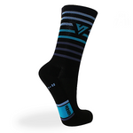 Versus Premium Trail Blue Stripe Socks 6"