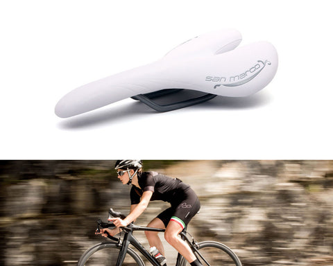 Selle San Marco Aspide Glamour Woman specific Saddle - WHITE