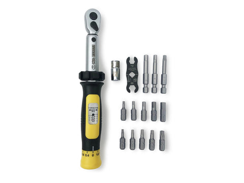 Pedros Demi Torque Wrench and bit set (3-15Nm)